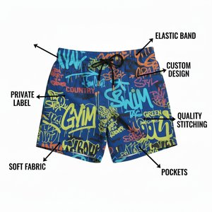 Wholesale Custom Logo Board Best Quality Workout Short Sublimation Short Sports Running <b>Men's</b> Board Shorts <b>trunk</b> short - Product Image 5