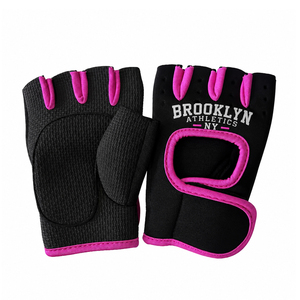 Gants de sport légers en néoprène à demi-doigts avec logo pour hommes et femmes, pour la gym et les activités de plein air - Product Image 1