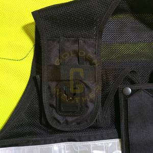 Chaleco de Seguridad Negro de Alta Visibilidad, Ropa de Seguridad Reflectante, Chaleco de Seguridad Comunitaria, Uniforme de Guardia de Seguridad, Chaleco Táctico - Product Image 5