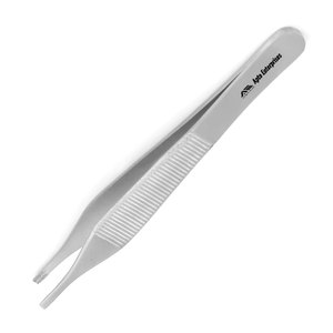 Stainless Steel Precision Surgical Instrument for Delicate Adson Brown Tissue Forceps 12cm with 7x7 <b>Teeth</b> - Product Image 3