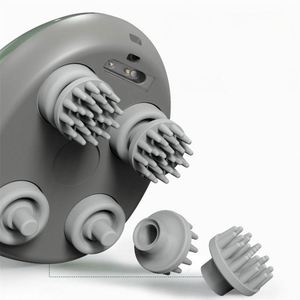 Masajeador de Silicona Personalizado para el Cuidado del Cuero Cabelludo con Rotación Hacia Adelante/Atrás para Aliviar la Fatiga y Diseño Ecológico - Product Image 6
