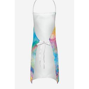 Labrador amarillo Hippie Dawg adulto Unisex grande Multicolor delantal de cocina para cocinar artesanías para hornear servidores de jardinería - Product Image 4