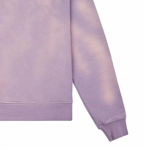 เสื้อฮู้ดสีลาเวนเดอร์แบบยูนิเซ็กซ์ ทรงโอเวอร์ไซส์ ผ้าฝ้ายฟลีซ 100% สีพื้นเรียบง่าย มีกระเป๋าเสื้อ เหมาะสำหรับใส่ในฤดูใบไม้ร่วง - Product Image 4