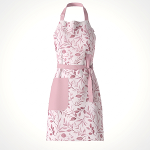 Tablier en coton confortable pour femmes et hommes, sangle de cou réglable et liens à nouer à la taille, tablier de cuisine léger - Product Image 1