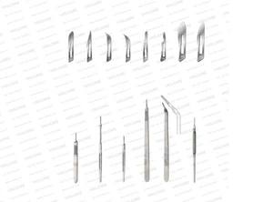 Manche de scalpel chirurgical en acier inoxydable, instrument médical réutilisable, certifié CE par Vaslcare - Product Image 2