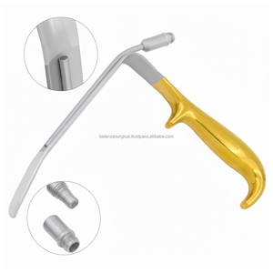 Ferreira Breast Retractor Fiber Optic Single Set Stainless Steel <b>Plastic</b> Cosmetic Surgery - Product Image 1