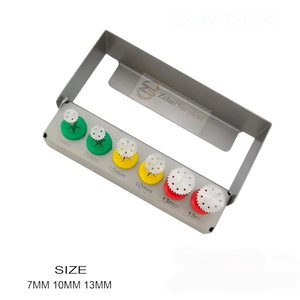 Dental <b>Saw</b> Disc Kit 6PCS Implant Cutting Discs Surgical <b>Bone</b> Cutting Tools for Implantology Implant Cutting Discs Zelmi Surgical - Product Image 2