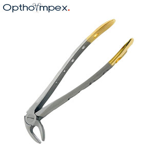 Forceps dentaire manuel de précision en acier inoxydable avec poignée ergonomique, instrument de retrait de dents pour soins bucco-dentaires et équipement chirurgical - Product Image 5