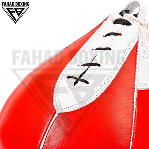 Pu Leather <b>Boxing</b> <b>Speed</b> Ball In Red With White Color Custom Made OEM Service Best Quality Heavy-Duty Oxford Fabric Punching <b>Bag</b> - Product Image 5
