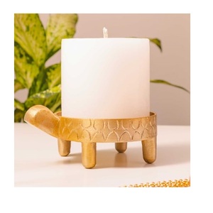 Support de bougie en métal gravé à la main au design créatif – Décoration pour mariages, fêtes, hôtels, restaurants – Fournisseur indien - Product Image 6