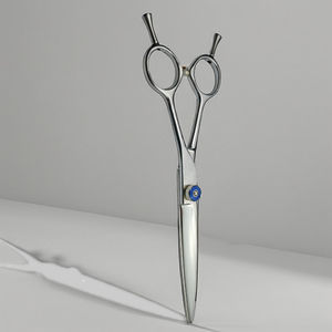 Tijeras de Peluquería Profesionales de Acero Inoxidable para Diestros, Hoja Afilada, Punta Pulida a Espejo, Mango Desplazado, Estilo Japonés - Product Image 3