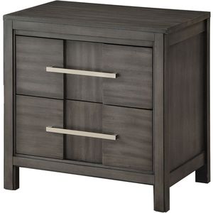 Bellissimo Comodino in Stile Transizionale, 1 Pezzo, Grigio, per Arredamento Camera da Letto - Product Image 6