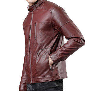 Chaqueta de Cuero Transpirable para Hombre, de Alta Calidad, en Oferta, con el Mejor Diseño, Ropa Masculina con Chaquetas Competitivas - Product Image 3