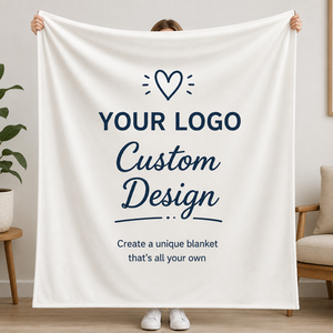 Wholesale Customized Design White Blank Polar Flannel <b>Blanket</b> <b>Personalized</b> Printing <b>Blanket</b> With Custom Logo - Product Image 1