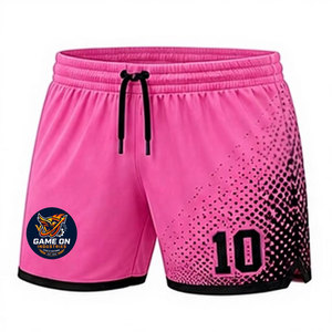 Pantalones Cortos Deportivos para Hombre de Secado Rápido con Cordón Ajustable, Sublimados Personalizados, para Fútbol, Gimnasio, Running, Baloncesto, Alta Calidad - Product Image 1
