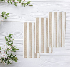 Gray Woven 100% Cotton Kitchen Towel Washable Anti-Bacterial Anti- Sustainable Soft 150-210 GSM Premium Modern Yarn Dyed - Product Image 4