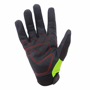 Guantes de Motocross con Cierre Seguro, Resistentes al Viento, de Verano, Dedos Completos, Palma de Cuero Sintético, Impresión Serigráfica, Agarre para Carreras de Motos - Product Image 3
