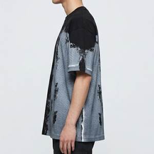 Nuevas camisetas negras para hombre con logo personalizado por sublimación, estilo urbano vintage, cuello redondo, tela transpirable y cómoda, ¡en oferta! - Product Image 3