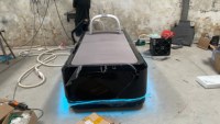 Lit de massage multifonctionnel thermique et aquatique pour usage domestique et professionnel en salon, idéal pour hôtels et salons.