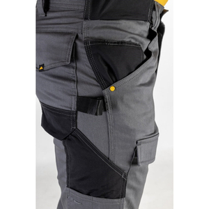 Pantalones de Trabajo para Hombre, Diseño Moderno y Personalizado, Color Gris, con Bolsillos y Rodilleras Reflectantes - Product Image 5