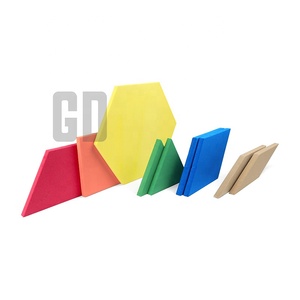 บล็อกรูปแบบจัมโบ้ EVA มีหกสี6รูปร่างของเล่น Stem สอนความช่วยเหลือทางคณิตศาสตร์ - Product Image 1