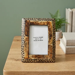 Handmade Wooden Photo <b>Frame</b> 4x6 Inches Rectangle Tabletop Decor Made In India - Product Image 4