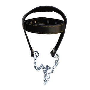 Arnés de Cuello de Nylon de Alta Resistencia con Cadena Cromada para Entrenamiento, Marca Privada, para Atletas Profesionales, Venta al Por Mayor - Product Image 4