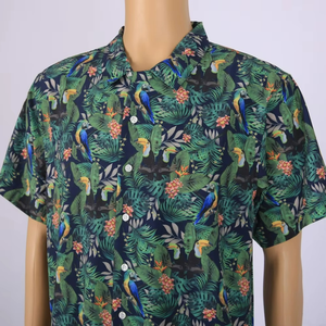 Chemises d'été pour hommes à imprimé Hawaï, vente en gros, chemises de plage personnalisées, chemises de loisirs florales magnifiques - Product Image 4