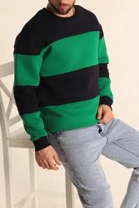 Sweat-shirts à manches longues pour hommes, doublés, anti-rétrécissement, col rond, personnalisables avec logo privé, imperméables et durables, pour l'été, en gros - Product Image 2