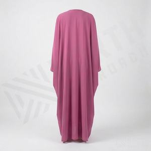 ชุดกิโมโนแบบ OEM ปี 2025 เสื้อคลุมอาบายะ ผ้าโพลีเอสเตอร์เนื้อนุ่ม ยืดหยุ่นสูง หนาขึ้น สำหรับผู้หญิงมุสลิม คอวี แขนยาว เหมาะสำหรับงานปาร์ตี้ รอมฎอน งานแต่งงาน - Product Image 2