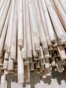 Italian Screw-Accompanied 120 cm Portable Wooden <b>Poles</b> <b>for</b> Home <b>Garden</b> Eucalyptus Wood Broomstick with Plastic Head Made Vietnam - Product Image 6