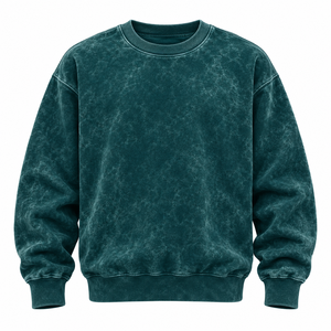 Sudadera Oversize de Forro Polar para Hombre, de Alta Calidad, Estilo Casual de Invierno, con Hombros Caídos, Bordado de Apliques y Costuras en Contraste, Hecha a Medida - Product Image 3