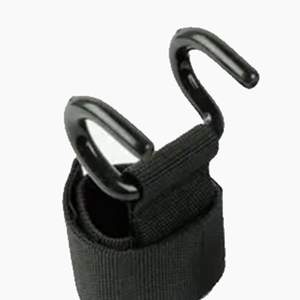 Adjustable U-Shaped Wrist Support Hook Loop Closure Non-Slip <b>Weight</b> <b>Lifting</b> Unisex Black - Product Image 2