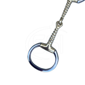 Cómodo y Resistente Bocado de Acero Inoxidable Premium con Anillo Suelto para Montar a Caballo - Uso en Establos y al Aire Libre - Product Image 5