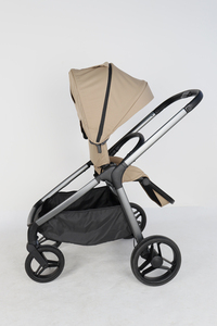 Cochecito de bebé plegable con una mano, con capazo rígido, nuevo, ligero, de lujo, con amortiguación, sistema de viaje, OEM - Product Image 4