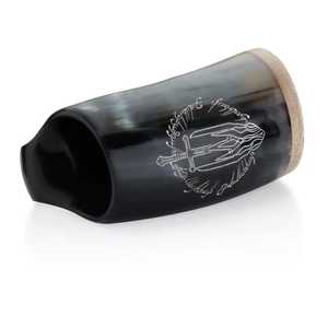 Taza de Cuerno de Búfalo Hecha a Mano, Forma Natural, Pulida, Apta para Alimentos, Duradera, Artística, Coleccionable, Decoración Rústica para el Hogar - Product Image 3