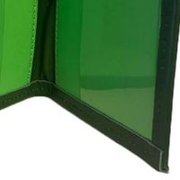 Porte-passeport AKA Étui de voyage vert et rose en cuir premium avec lettres grecques, organisateur de voyage, style portefeuille fin