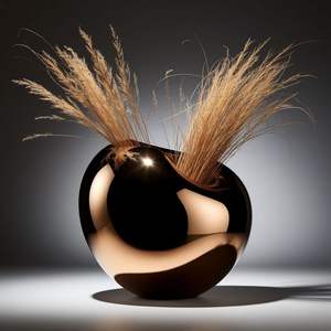 Vase décoratif artisanal en laiton pur à 100 %, qualité supérieure, vase en laiton massif pur, vase en laiton fait main par des artisans, qualité d'exportation - Product Image 4