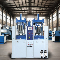 Machine de pressage de semelles TPR bicolores Technocrat automatique de qualité supérieure 30000W 380V/220V/110V pour la fabrication de chaussures personnalisées bicolores