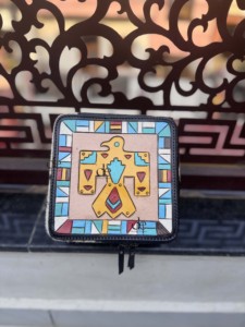 Bohemian New Designer Hair On Hide <b>Jewellery</b> Compact Case Vintage Hand Tooled Leather Durable Storage Accessory Holder - Product Image 5