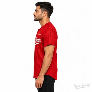 Camiseta de béisbol personalizada para hombre, manga corta, con botones, deportiva, con el número 01, camiseta de béisbol al por mayor - Product Image 3