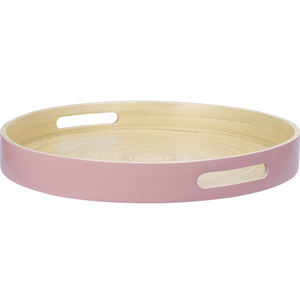 Round Serving Tray Eco Friendly Spun <b>Bamboo</b> <b>Table</b> Tray for Cafe Dining Restaurant Hotel Wholesale Supplier - Product Image 2
