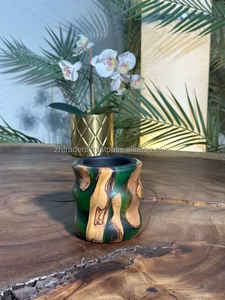 Brûleur à Bakhoor en Résine Époxy et Bois Naturel de Style Arabe Artistique Premium pour Oud Bukhoor et Décoration Intérieure Élégante - Product Image 5