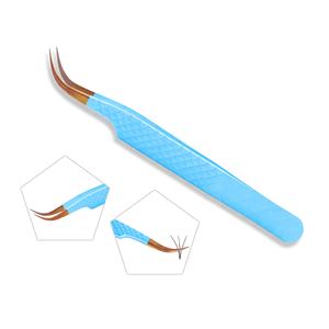 Pinzas para pestañas de acero inoxidable de alta calidad de último diseño profesional Agarre suave con precisión y Punta puntiaguda - Product Image 2