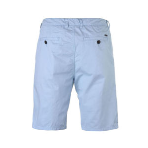 Shorts Bermuda en coton rouge uni pour homme avec cordon de serrage à la taille et poches, style décontracté, longueur mi-cuisse, tissu tricoté respirant - Product Image 3