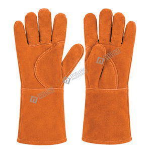 Gants de soudage en cuir durables 2026, résistants à la chaleur, pour la soudure industrielle et la fabrication - Product Image 4