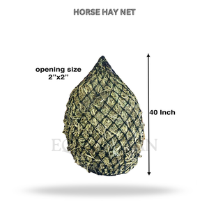 ตาข่ายหญ้าแห้งแบบป้อนอาหารช้า  ทำจากเชือกอย่างดี  ตาข่ายให้อาหารแบบกำหนดเองสำหรับม้า แพะ และปศุสัตว์ - Product Image 2