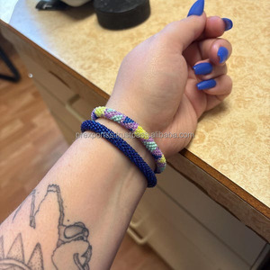 Stretch Charm Embroidery Seed Beads Multicolor 7inch Bracelet Handmade Luxury Fashion Jewelry Adjustable Wrist Band Custom - Product Image 3