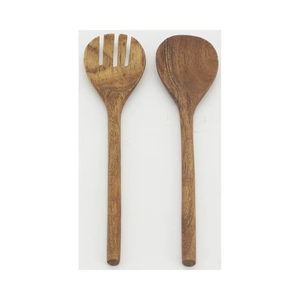 Cuillères en bois d'acacia artisanales personnalisables avec miroir, sans BPA, pour la restauration et une esthétique intérieure élégante - Product Image 3