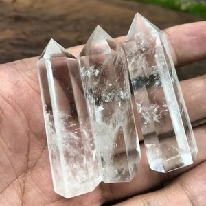Wholesale Premium Quality Natural Quartz Healing Clear Crystal Point <b>Wand</b> Pencil Tower Obelisk Gemstone Material Polished - Product Image 3